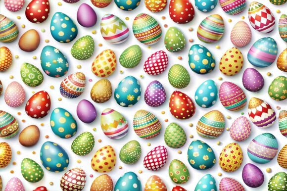 Download Hyper-Realistic Easter Pattern Design. - Design Collection