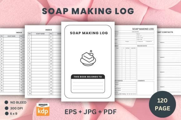 Download Soap Making Logbook Kdp Interior Design - Design Collection