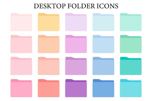 Download 20 Folder, Desktop Folder, Pastel Colors - Pastel colors Collection