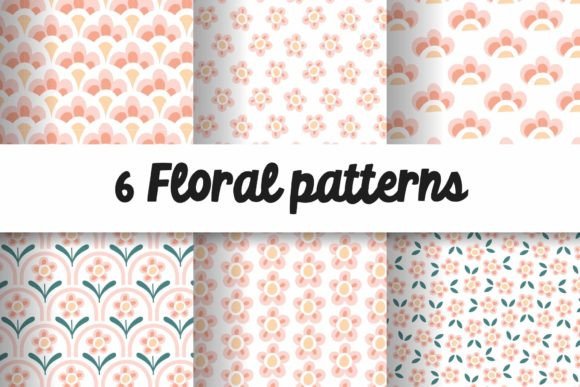 Download Floral Patterns in Soft Pastel Colors - Pastel colors Collection