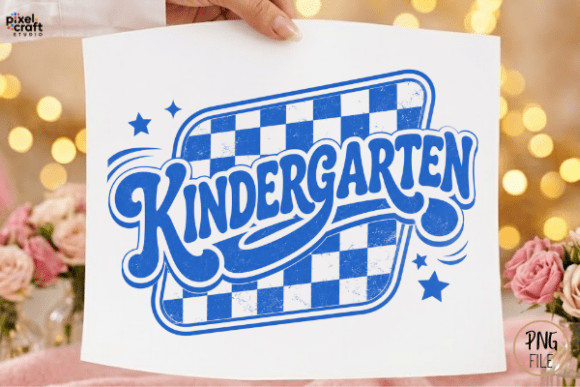 Download Retro Kindergarten Checkerboard Design - Design Collection